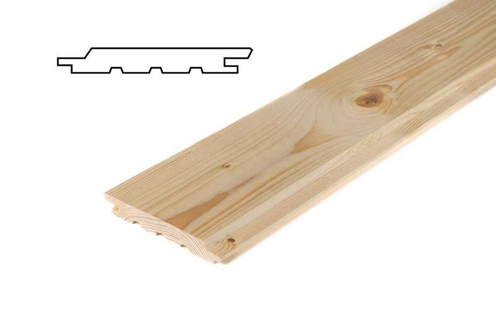 Deska elewacyjna świerkowa - Budmax Extra 19x146mm kl. AB