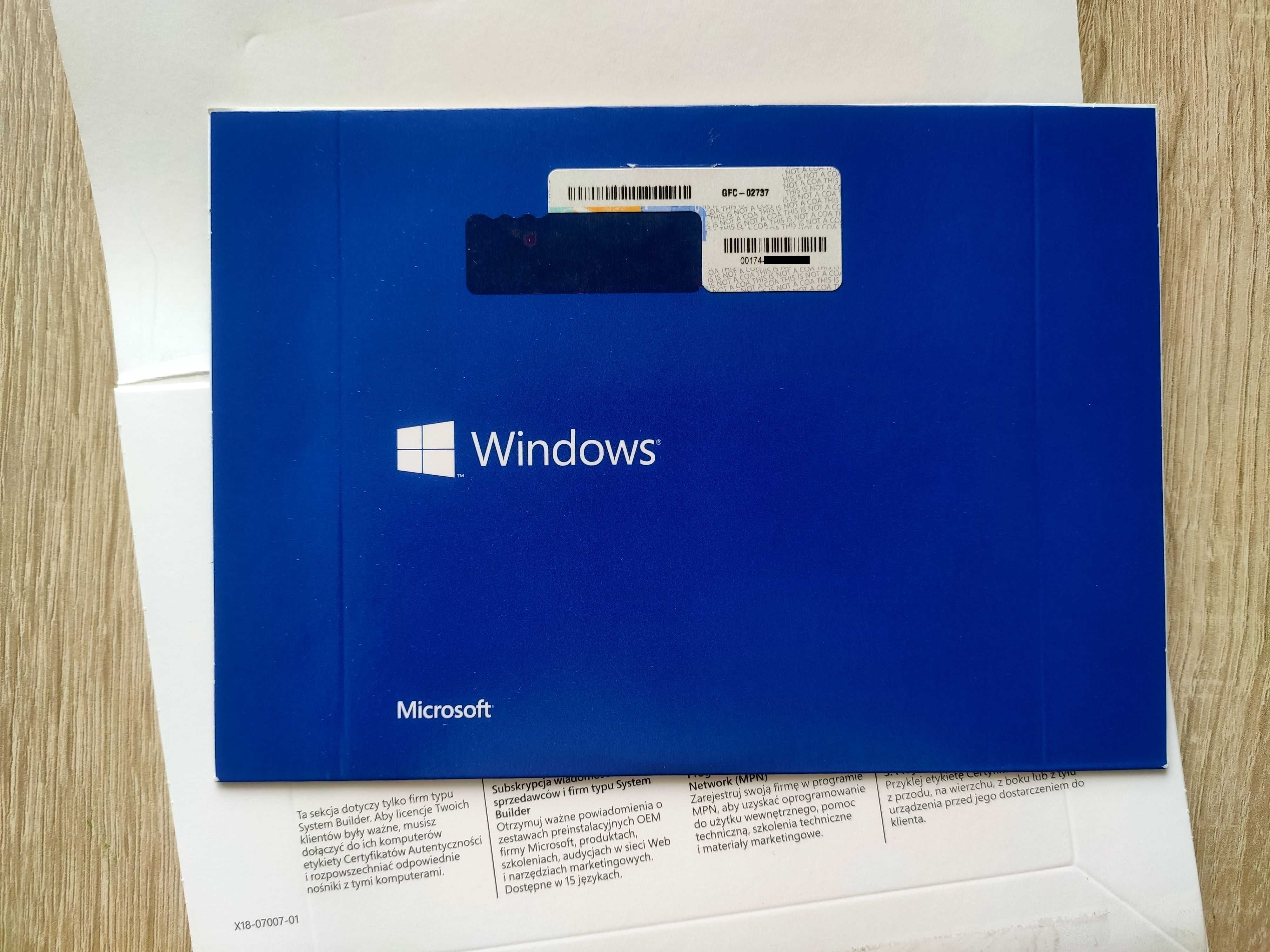 Windows 7 Home Premium SP1 64-bit PL system płyta