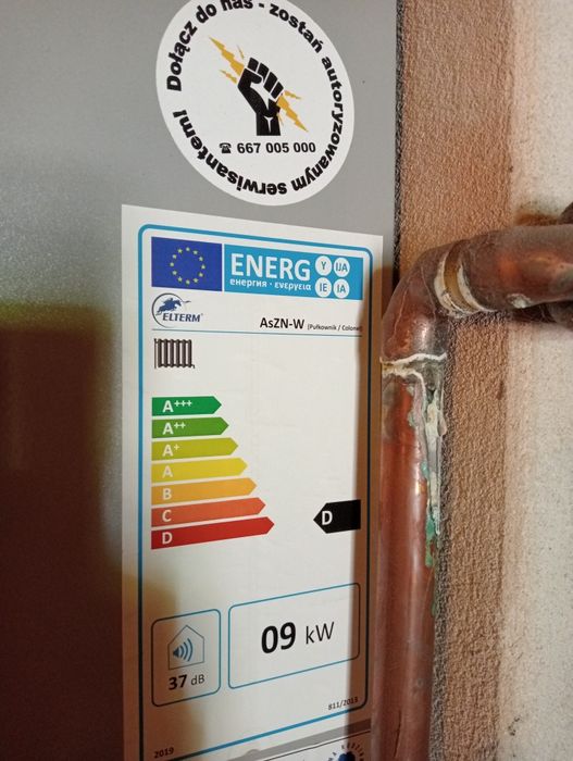 Piec elektryczny 9 kW plus aplikacja