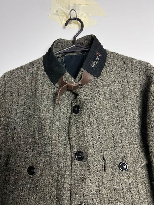 Wełniana Kurtka Luis Trenker x Harris Tweed 100% pure new wool