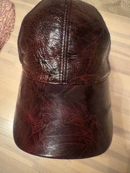 Бейсболка-преміум із тканини еко-кожа(пітон)