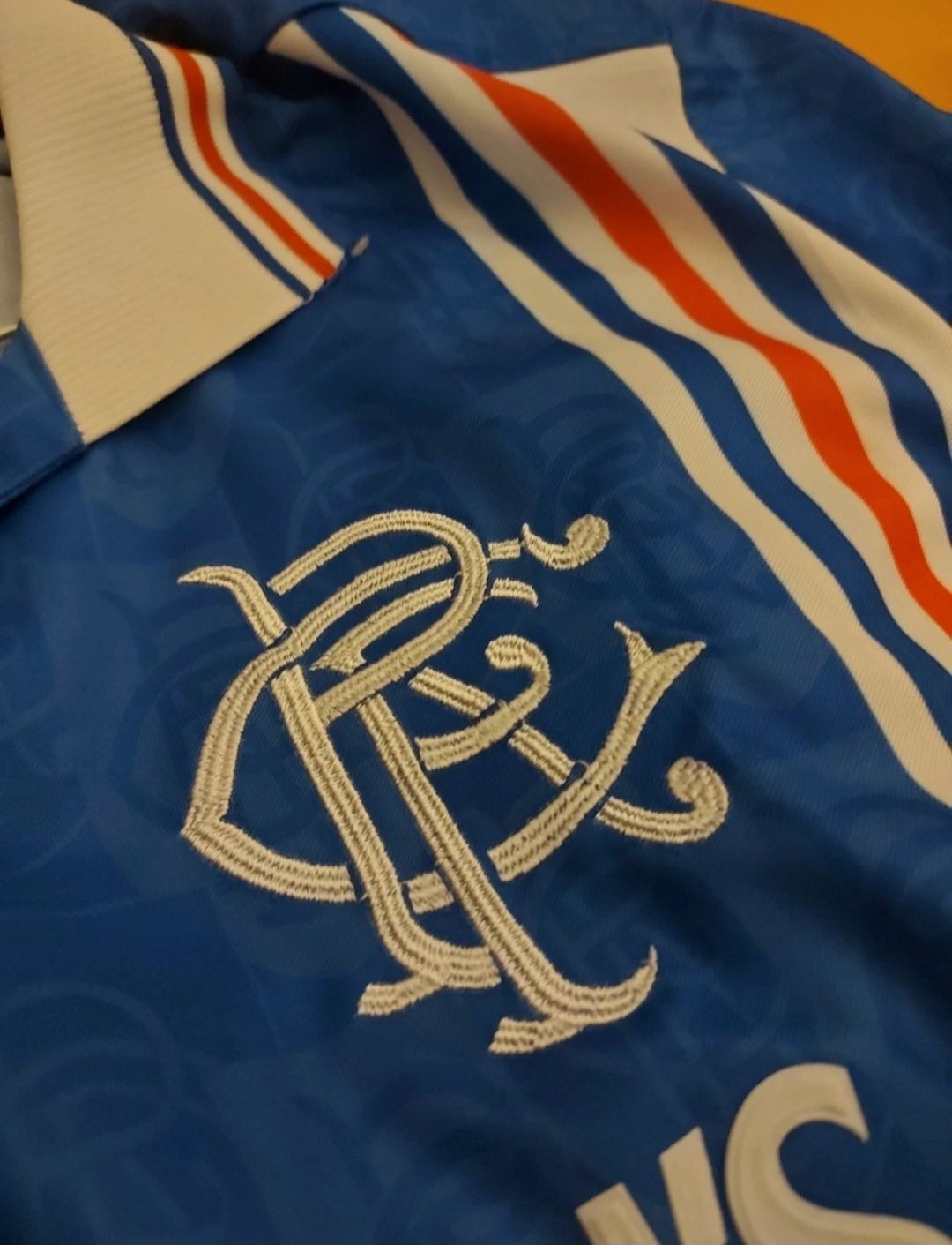 Camisola do jogador Gascoigne do Rangers FC 1995