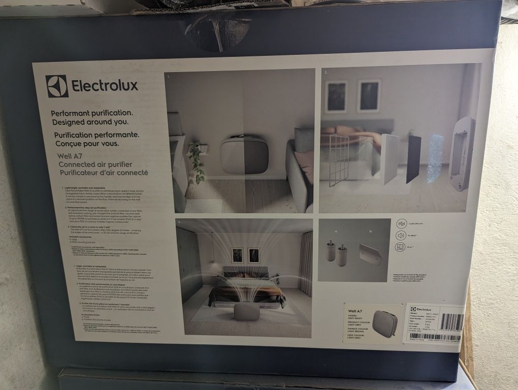 Nowy Oczyszczacz powietrza ELECTROLUX Well A7