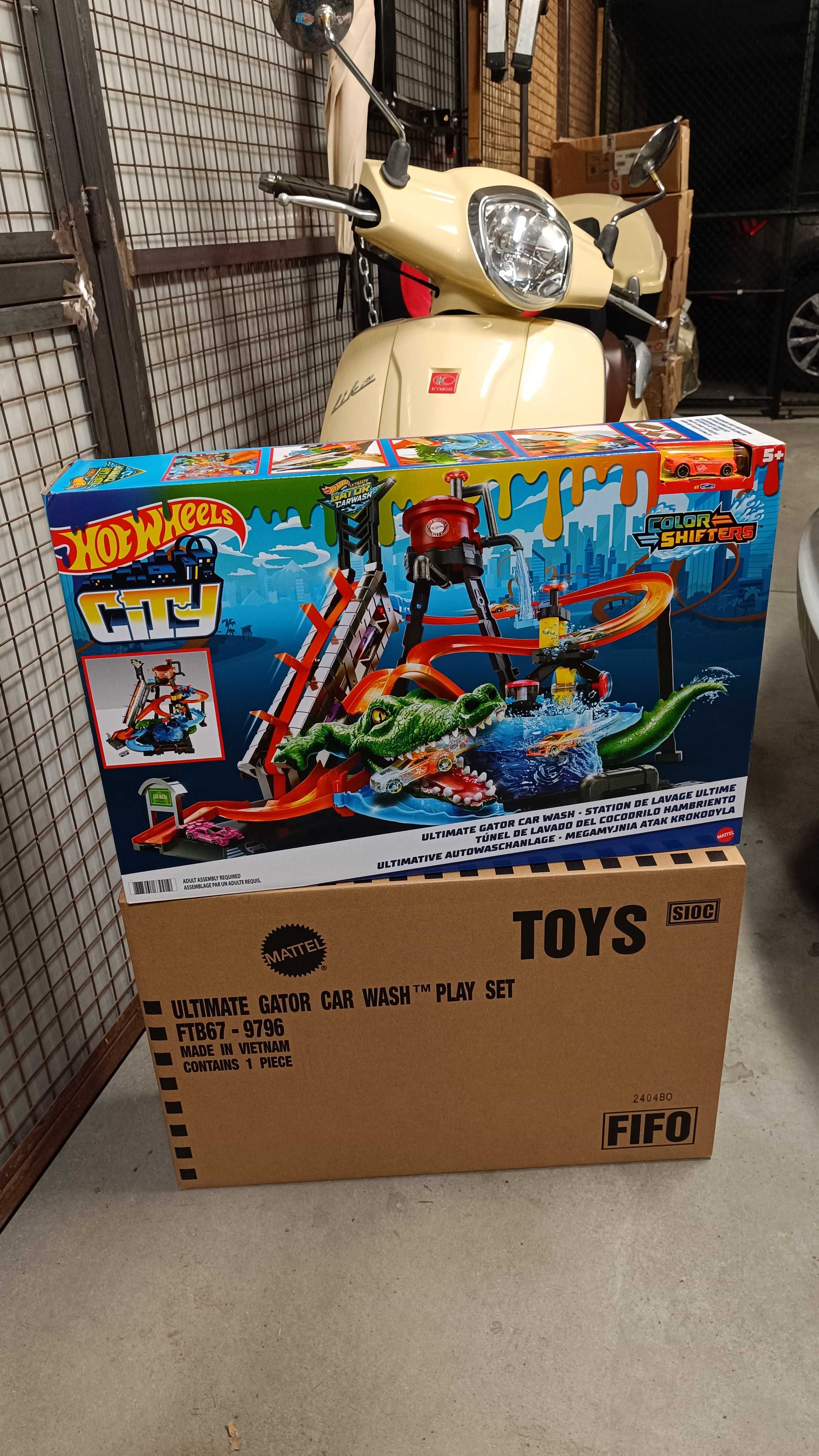 Kurier 0zł, Hot Wheels City Myjnia samochodowa Atak Krokodyla, FTB67