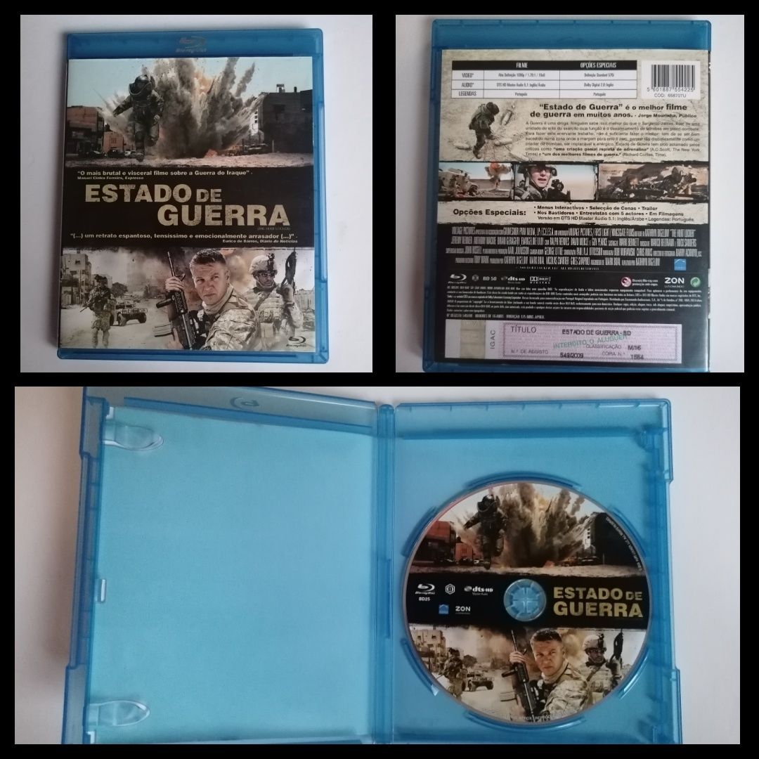Blue-Ray, Braveheart, Pride & Glory, Estado guerra, Escritor fantasma