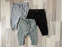 3pak bawełnianych joggersów H&M 74