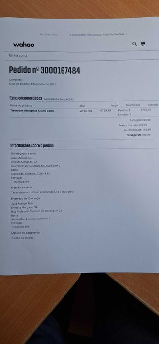 Wahoo KICKR CORE Smart Trainer