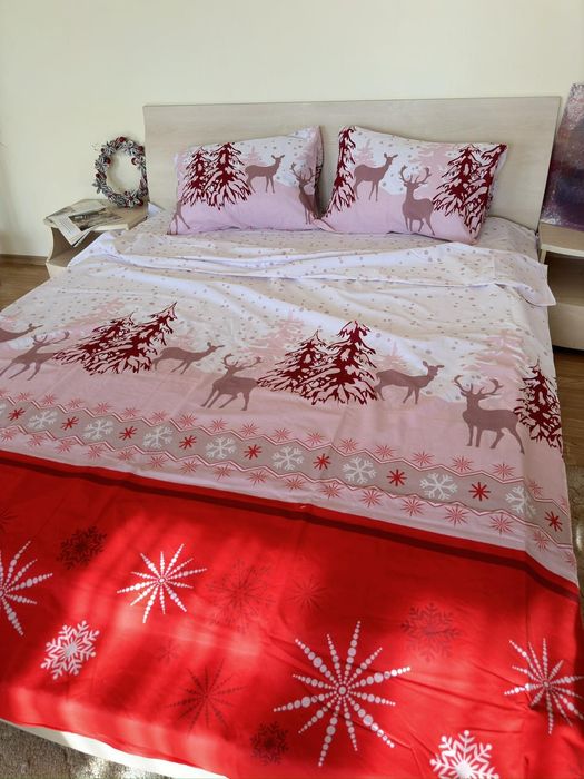 Новорічна постільна білизна бязь голд люкс, індив пошиття