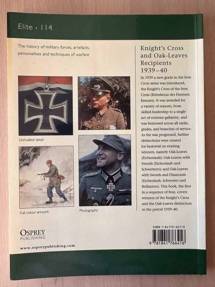 Livro “Knight’s Cross and Oak Leaves Recipients