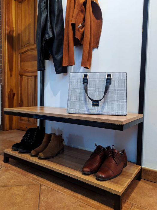 Wieszak na ubrania/ półka na buty / garderoba / loft indruistal