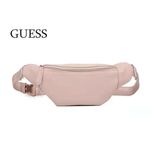 Жіноча поясна сумка "бананка" Guess pink