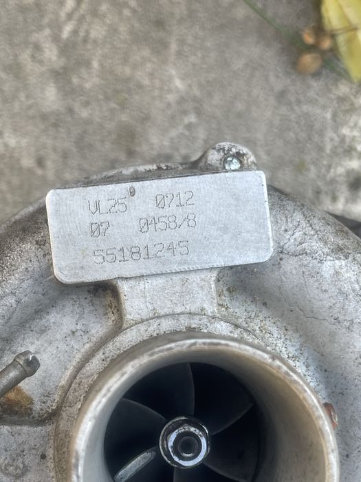 Турбіна «турбокомпресор» fiat doblo 1.9 jtd фіат добло 1.9