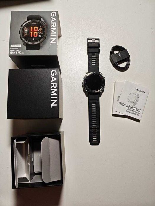 Garmin Fenix 8 Pro 51mm AMOLED Sapphire stan jak nowy