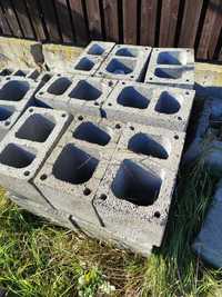 Bloczki pustaki kominowe beton komórkowy keramzyt