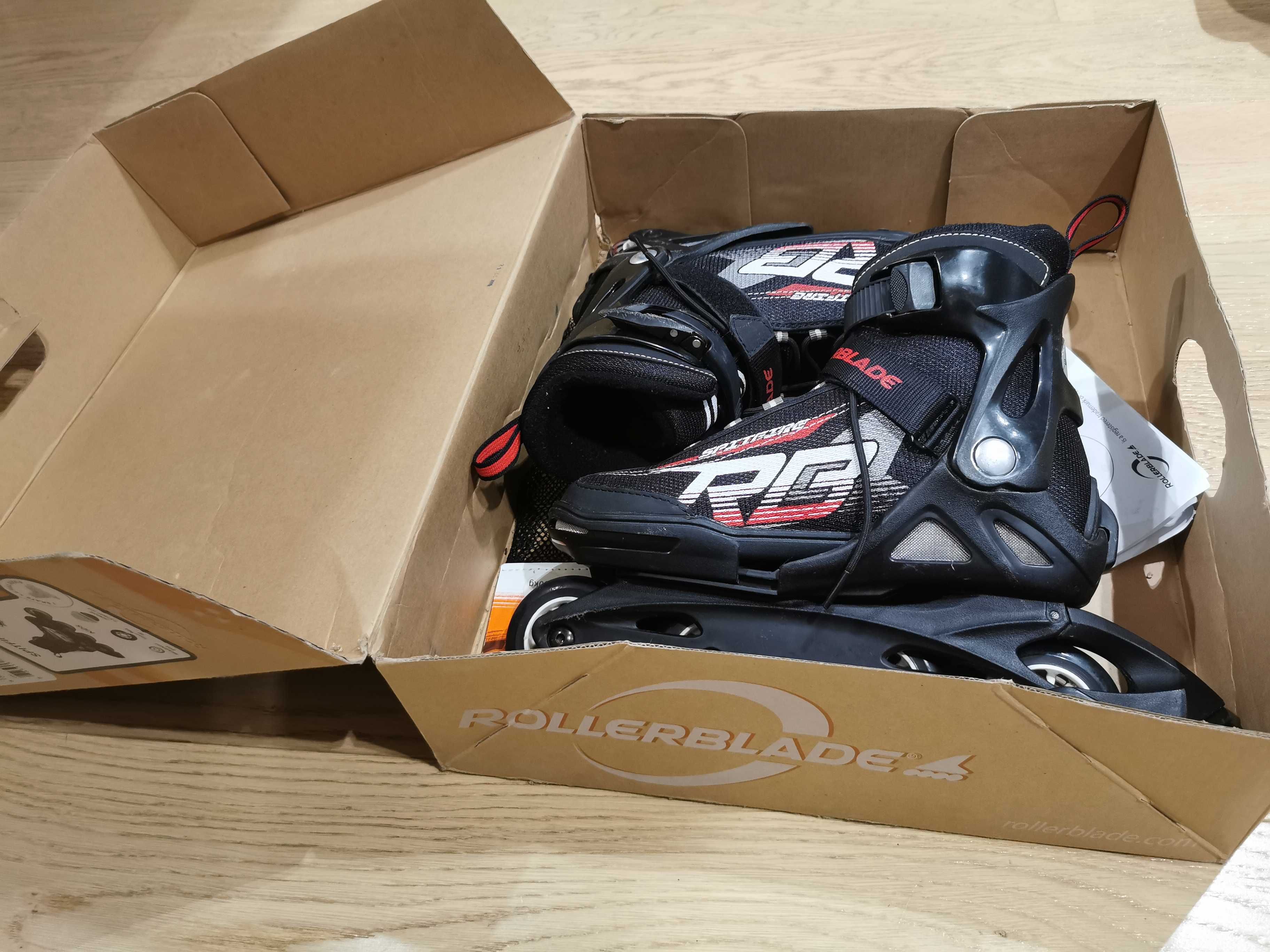 używane rolki Rollerblade Spitfire  37 regulowany rozmiar od 36,5 do 4