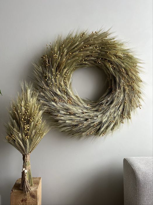 Дідух та вінок з пшениці!