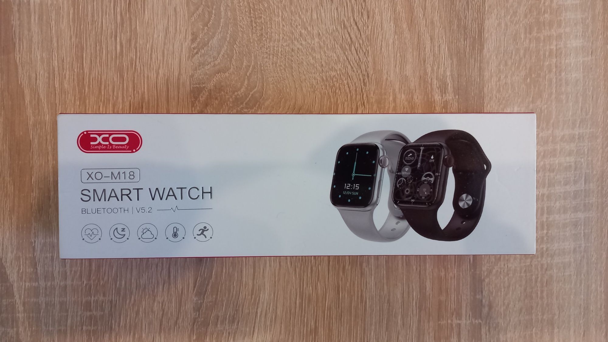 Смарт-годинник XO M18 Bluetooth V5.2 Black