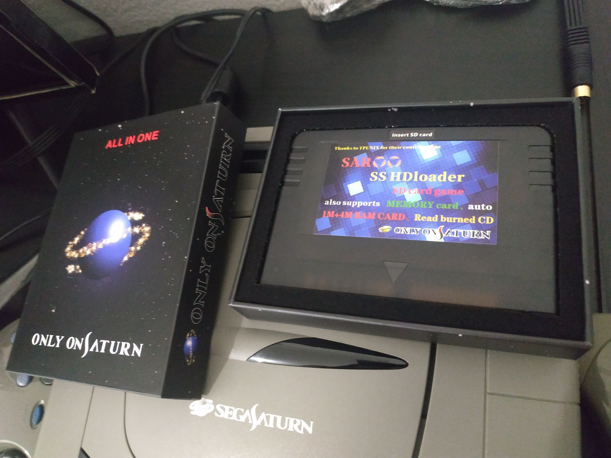 Sega Saturn Cartucho SAROO Desbloqueada