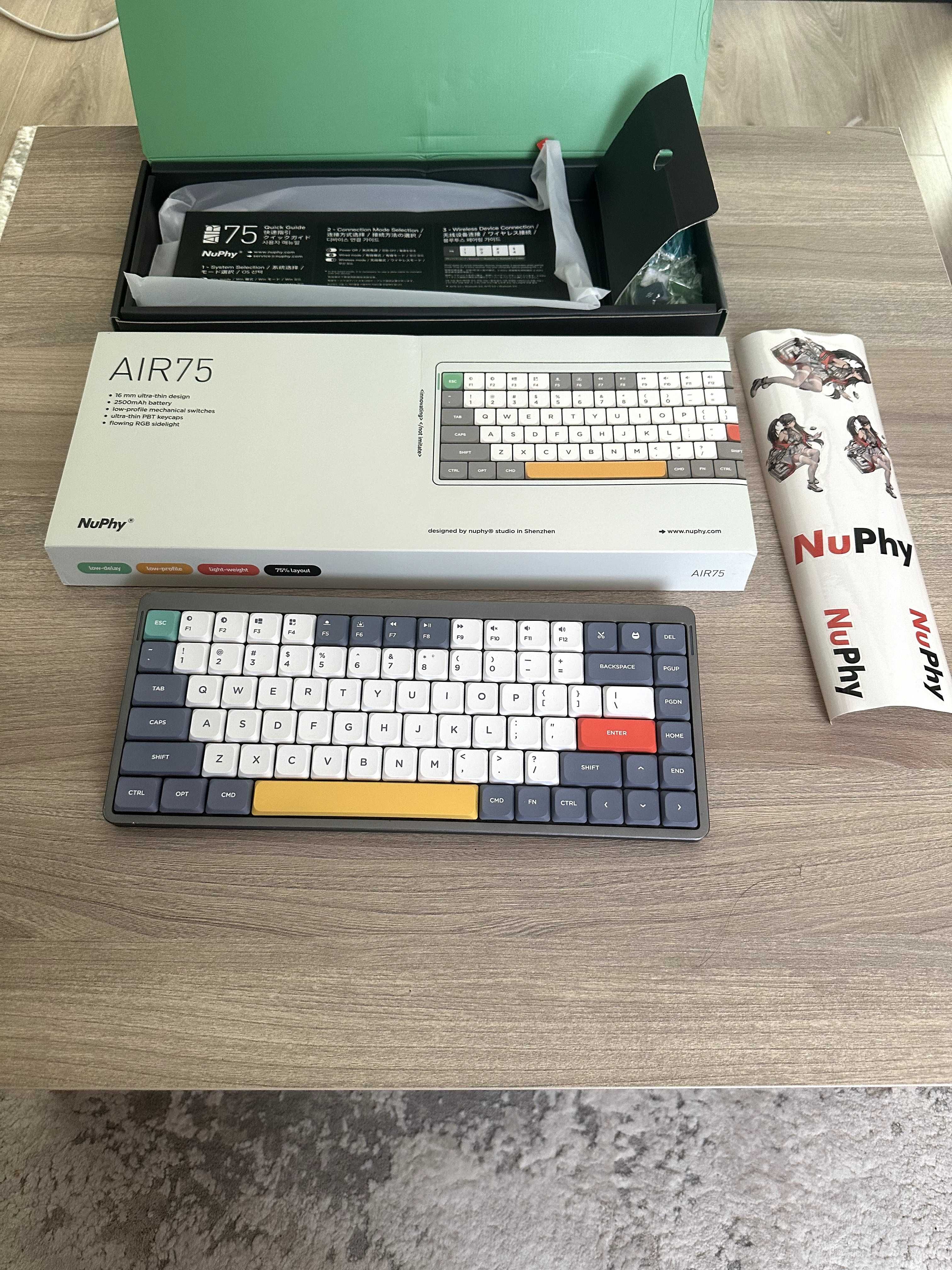 Продаю клавіатуру NuPhy Air75 Wireless Mechanical Keyboard