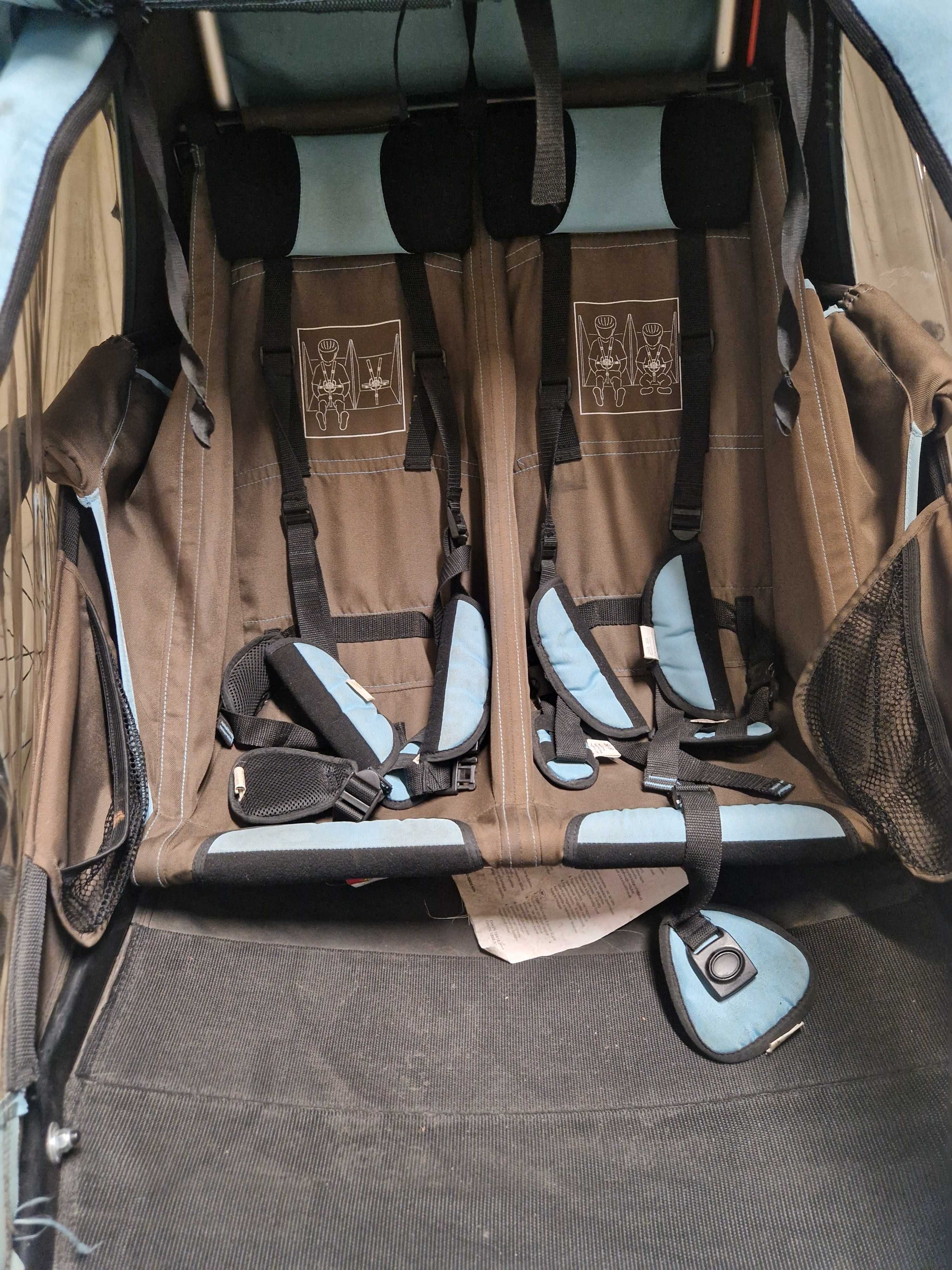 Croozer Kid Plus 2 Led amortyzacja przyczepka rowerowa 3w1
