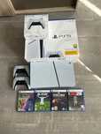Konsola Playstation 5 slim z napędem + Gry + 2 Pady