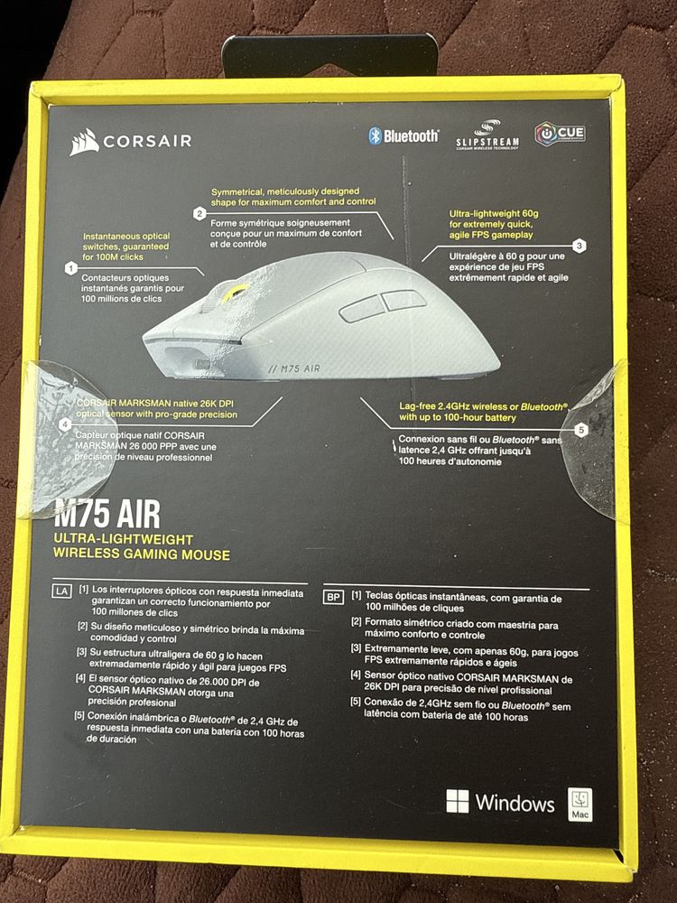 миша Corsair M75 air