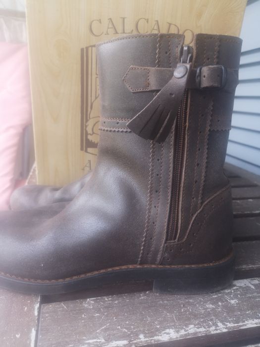 Botas pele artesanais