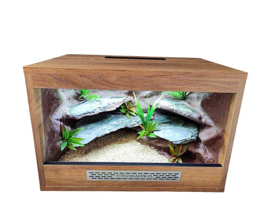 Terrarium pustynne nr645 60/40/40 dla gekona lamparciego NA ZAMÓWIENIE
