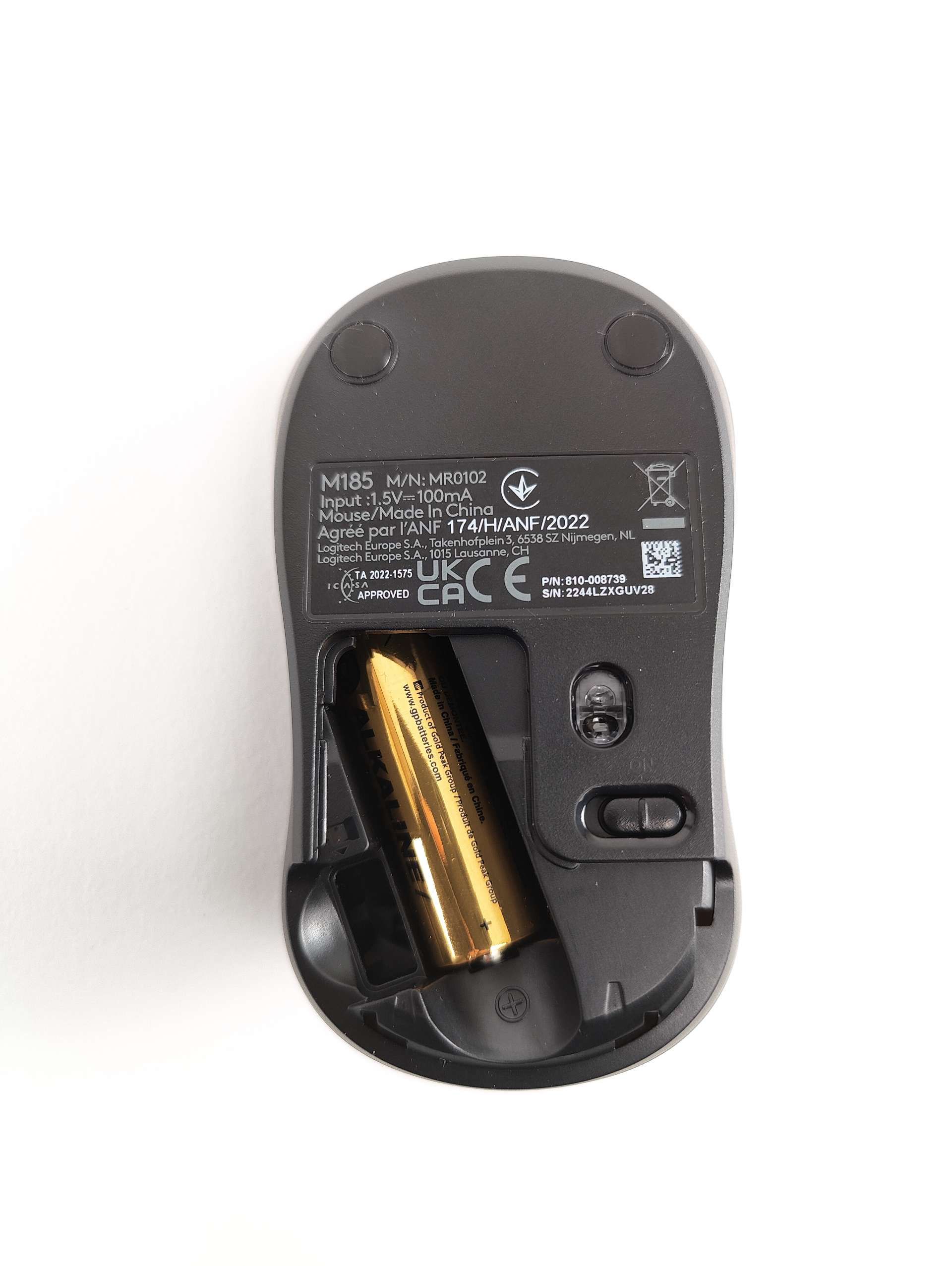 Logitech M185 Bezprzewodowa mysz