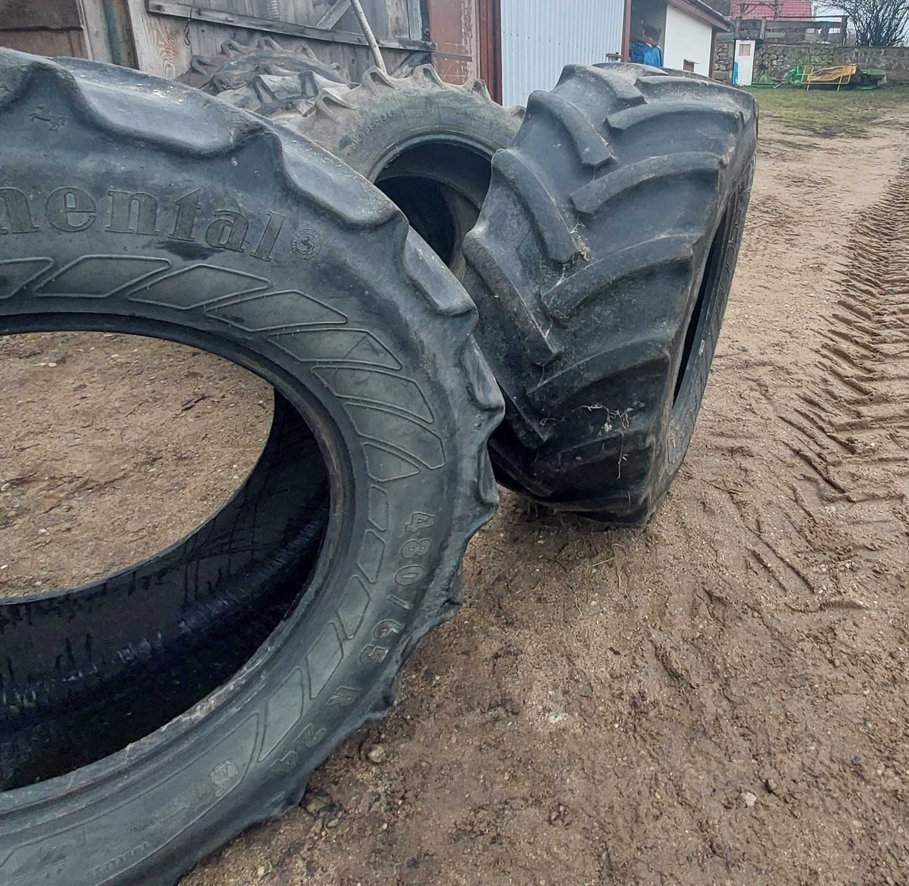 Używane opony rolnicze 480/65 R-24, 480/70 R-34.