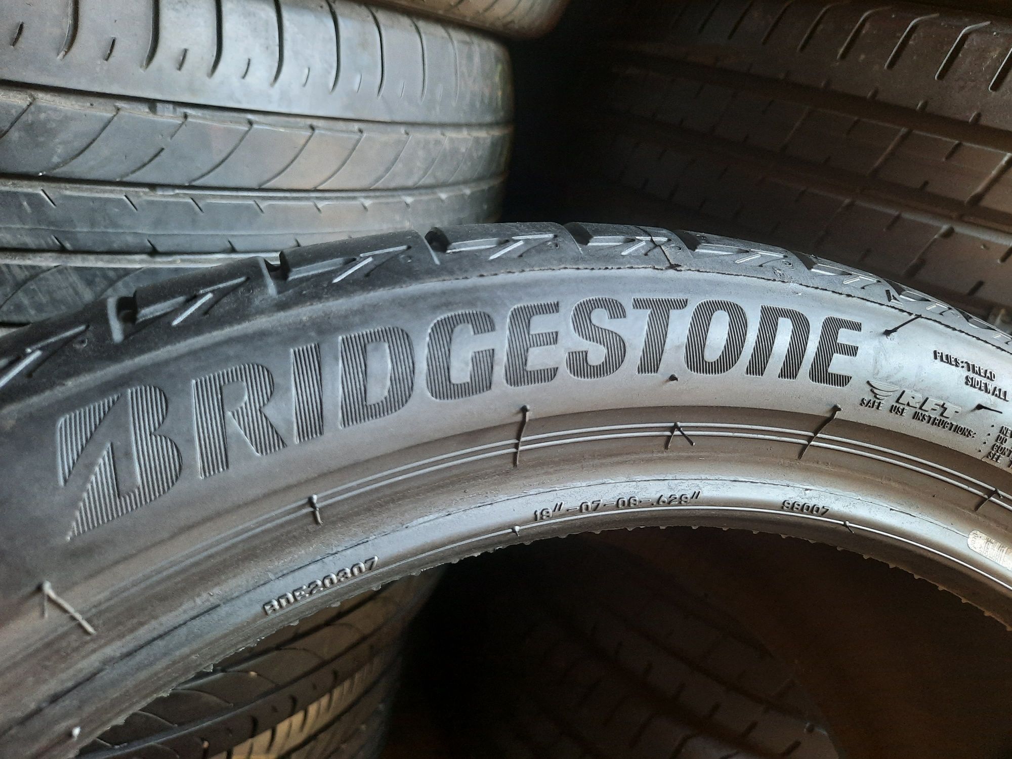 Літні шини 255/35 R19 Bridgestone Turanza T005 RunFlat 2шт. 90% 2021