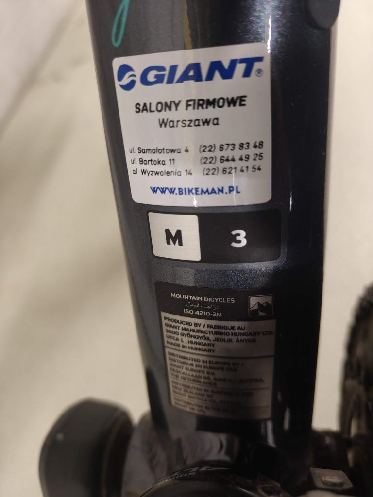 Rower  górski  LIV Tempt 3 29”. Bagażnik Topeak
