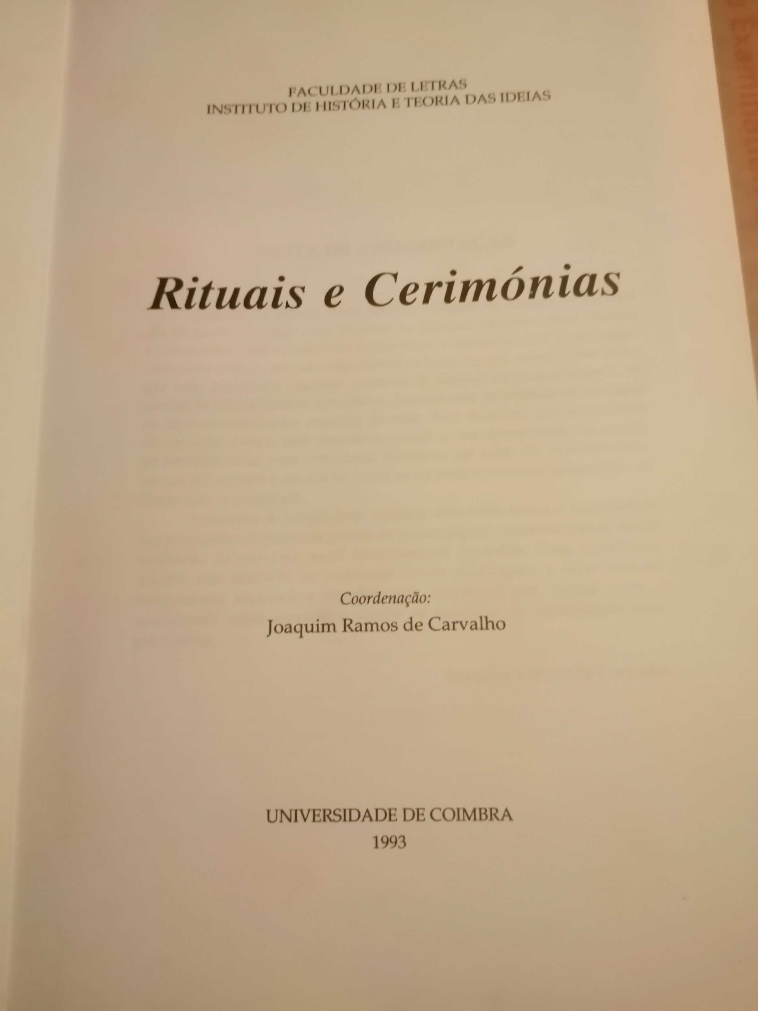 Livros - Revista da História e das Ideias (vários tomos)