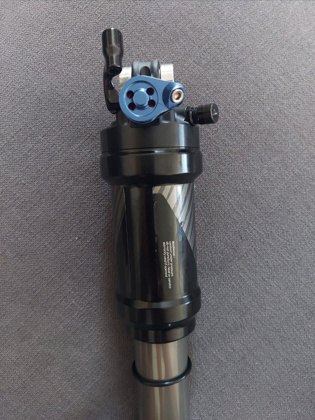 Amortyzator powietrzny damper rowerowy tylny AIR blokada skok 120mm