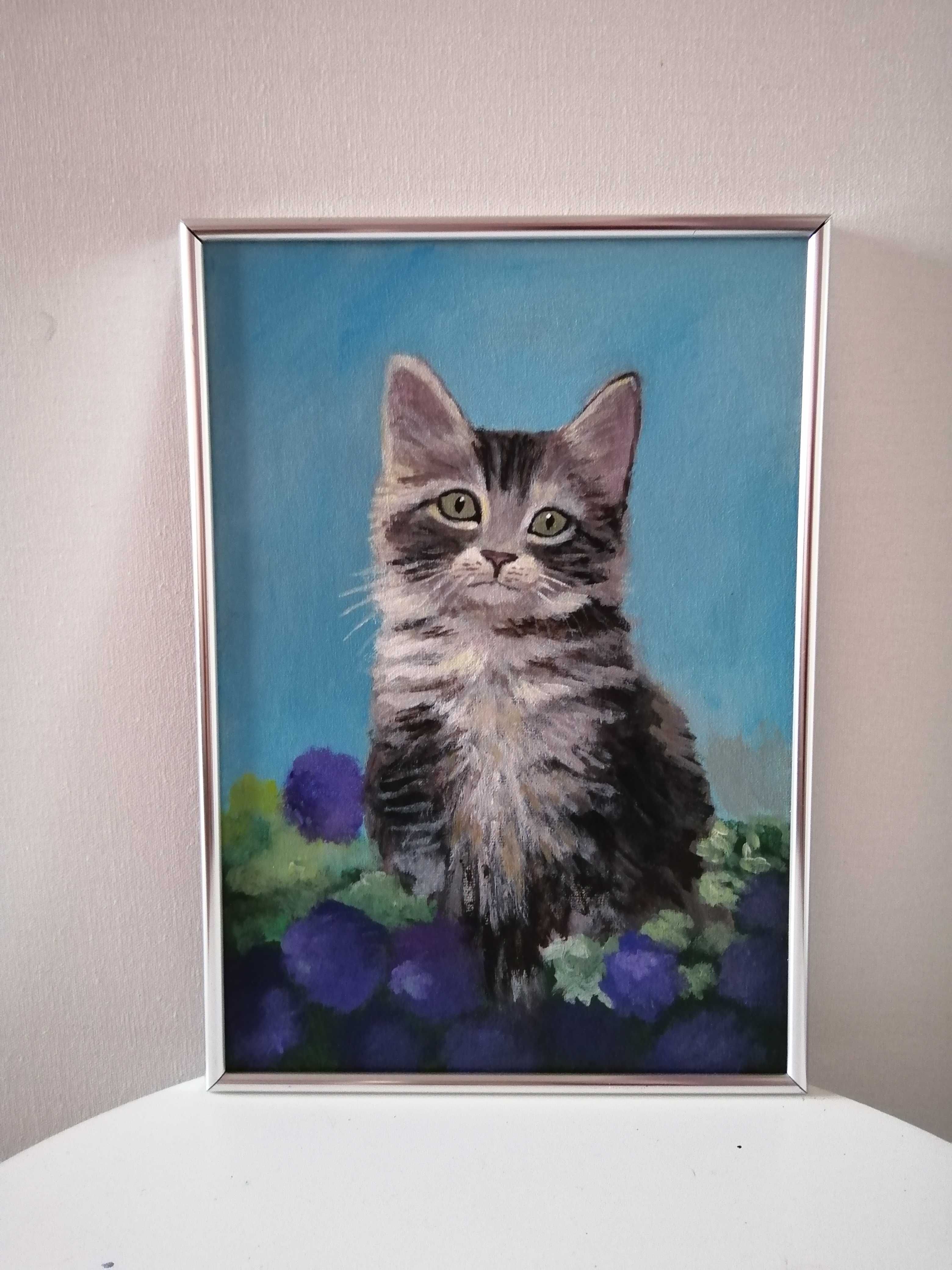 Obraz akrylowy kot