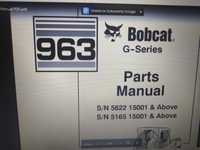 Katalog części Parts manual Bobcat 963 G-Series