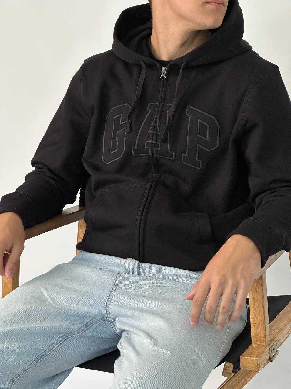 Зіп-худі GAP LOGO ZIP fleece hoodie