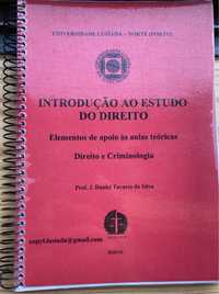 Sebenta Introdução ao Estudo do Direito - Daniel Tavares da Silva