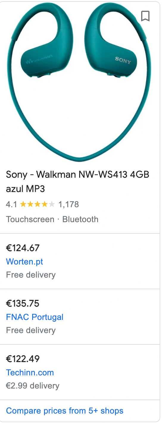 Sony Waterproof Earphones Preloaded with The Best Music