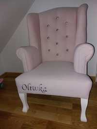 Fotel  krzesło dla dziewczynki
