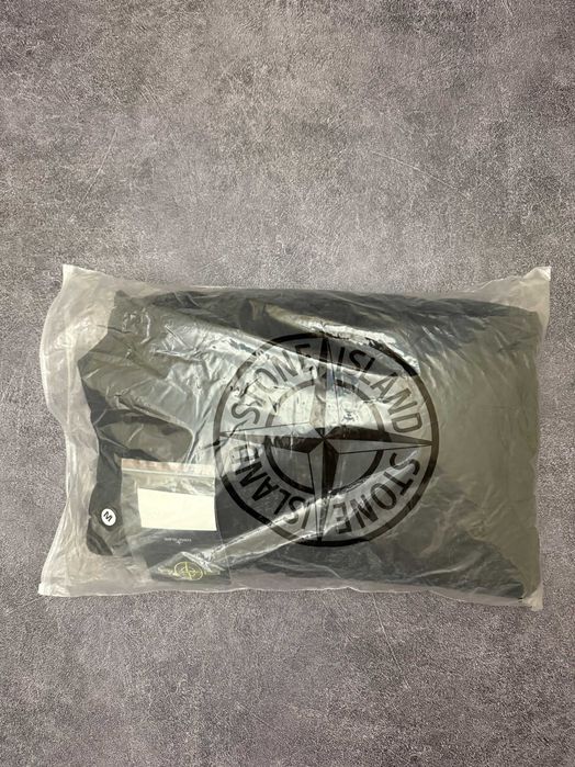 Stone Island Puffer Jacket чорна куртка пуховик стон айленд з патчем
