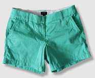 J.Crew szorty krótkie spodenki zielone turkusowy bawełna 36/ 38