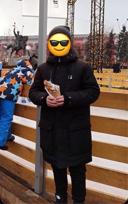 Зимова максимально тепла парка фірми Fila 158/164 на зріст