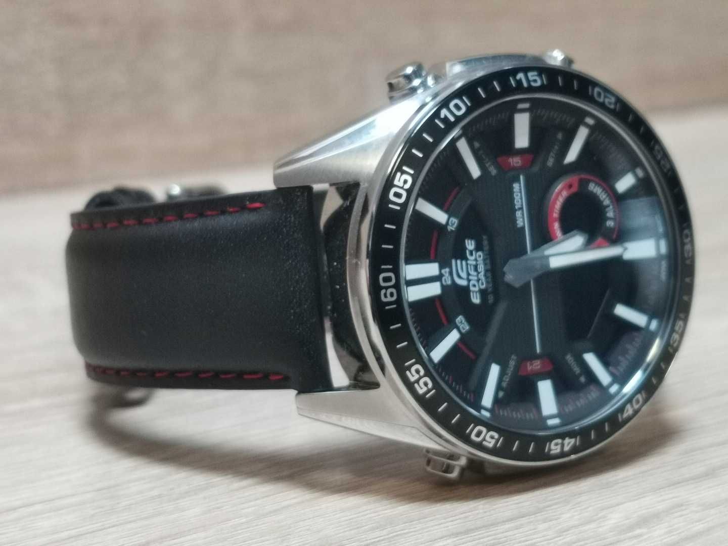 Zegarek męski Casio Edifice EFV-C100 Stylowy 46mm Jak nowy!