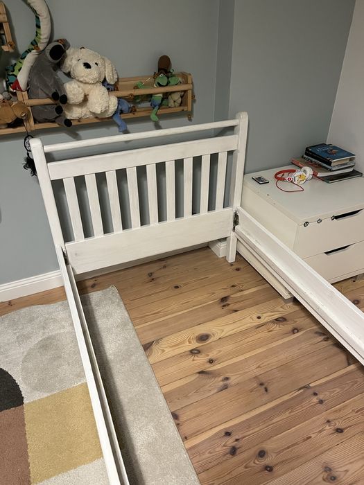 Łóżko dziecięce 100% drewno – solidne