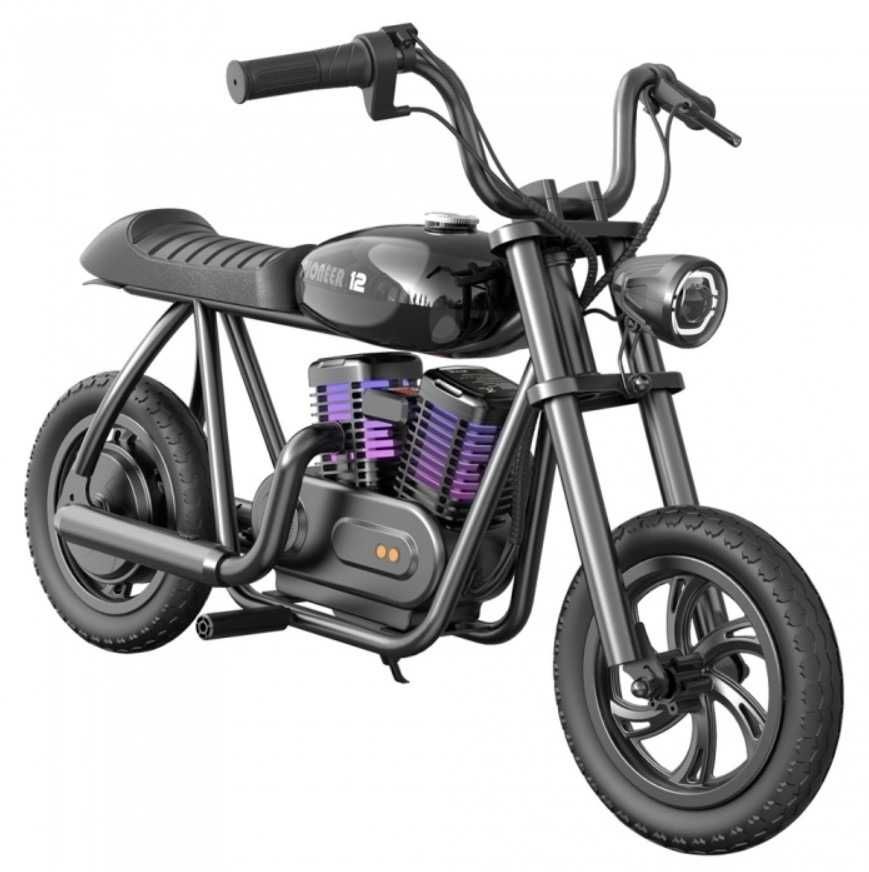 Motocykl elektryczny HYPER GOGO Pioneer 12 Plus czarny