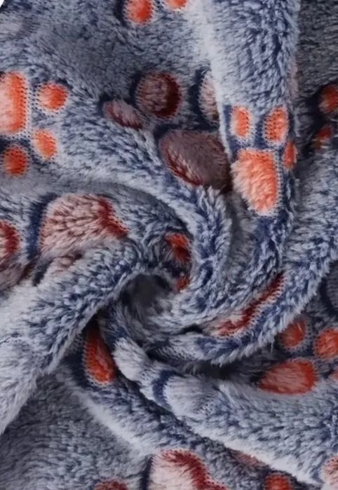 Флисовый плед, подстилка для собак и котов