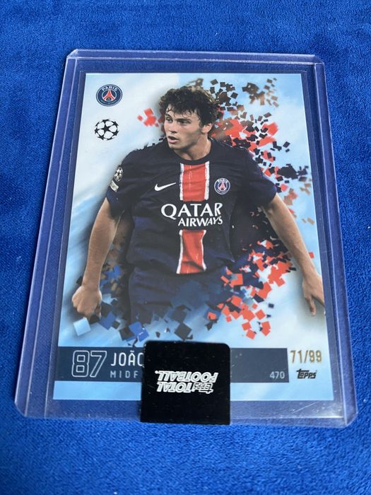 Carta João Neves /99 Total Football Topps Uefa Champions League