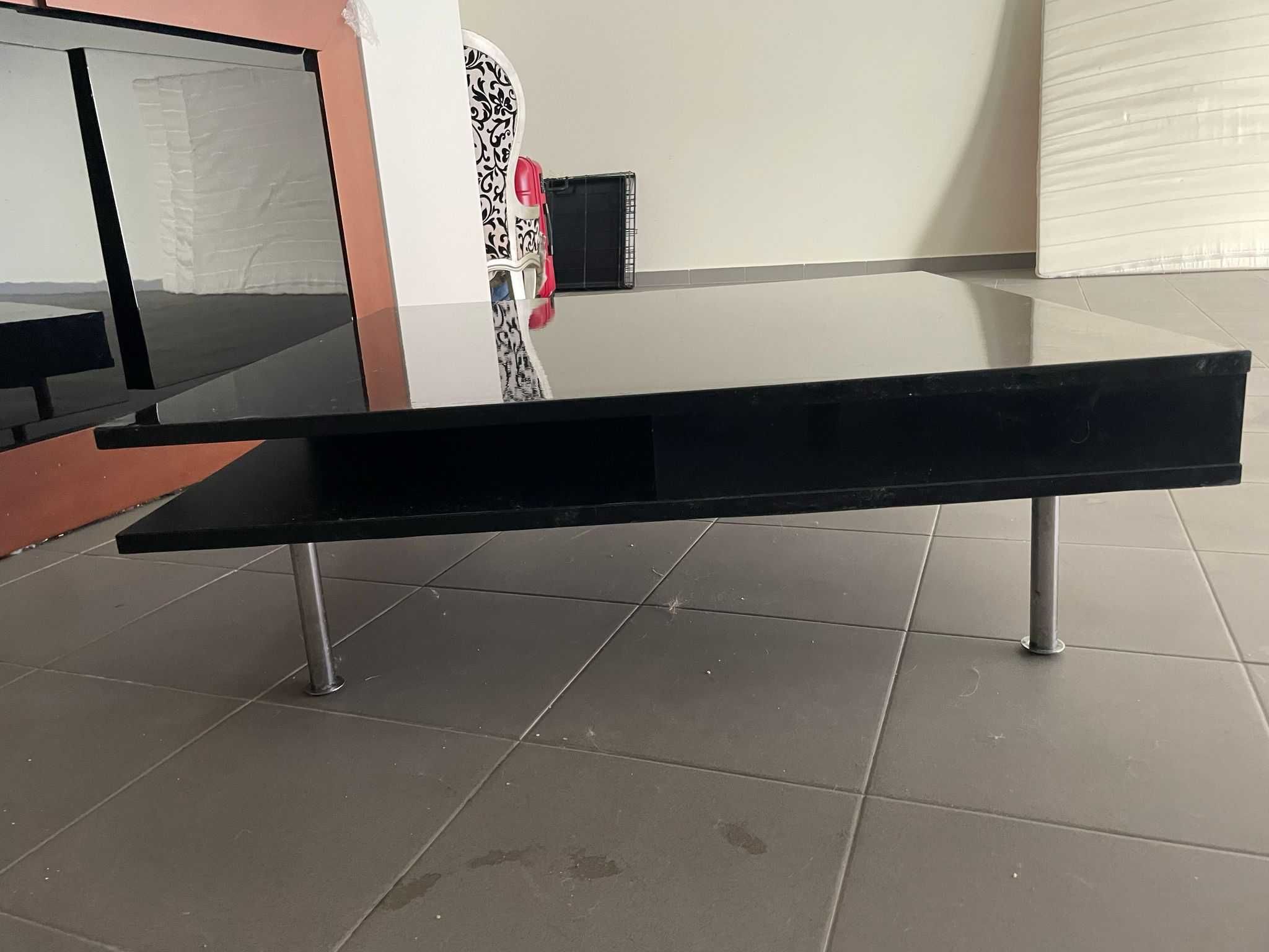 IKEA Mesa centro Preto lacado
