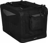 Transporter dla psa AmazonBasics czarny L 58,5 cm x 52,6 cm 76,5 cm